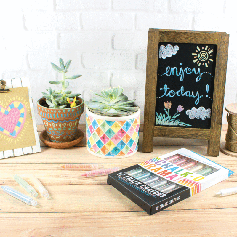 Chalk-O-Rama Dustless Chalk Sticks - Set of 12