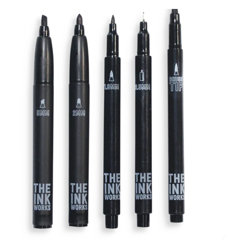 The Ink Works 5 Marker Set