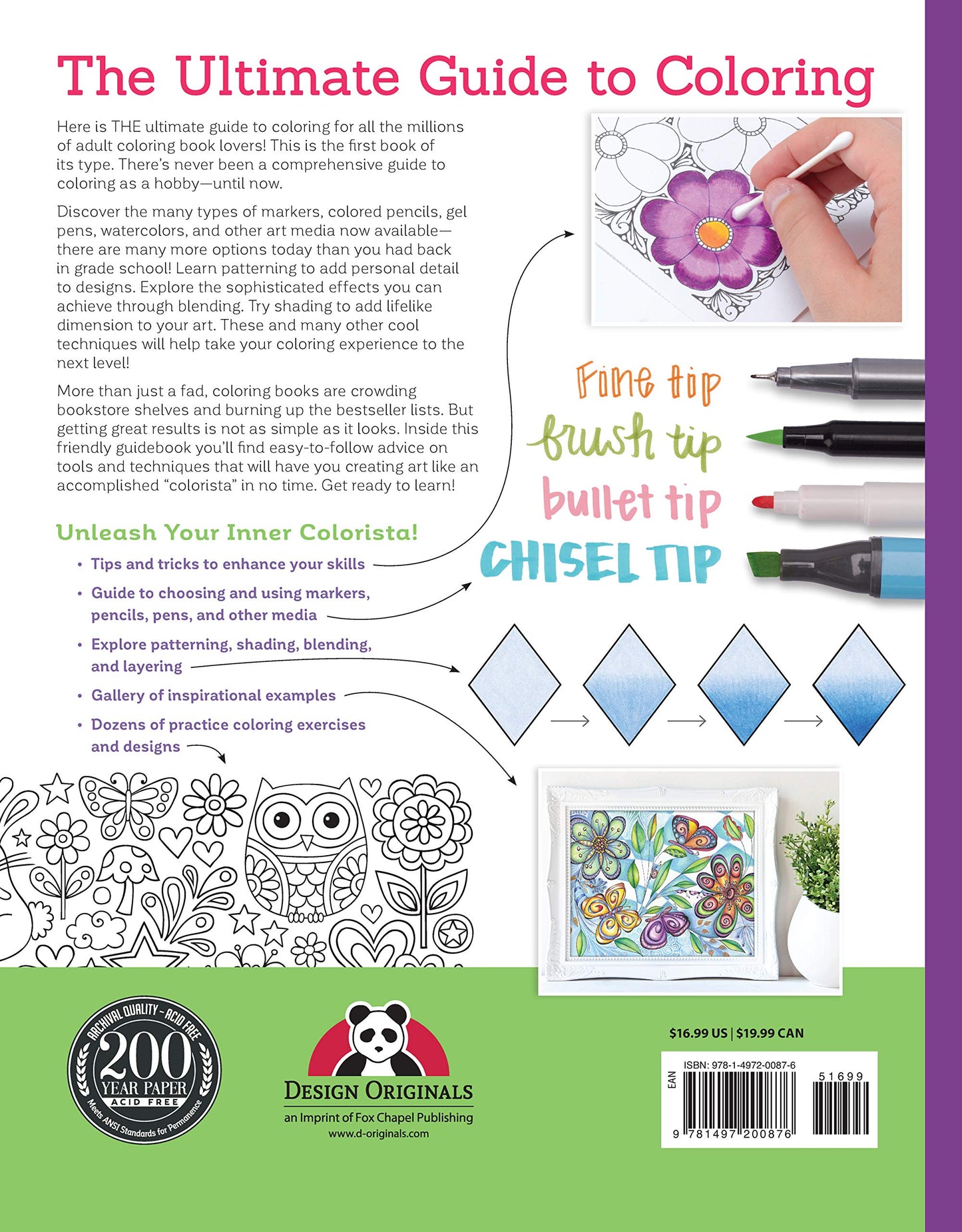 Guide to Coloring for Crafts, Adult Coloring Books, and Other Coloristas!